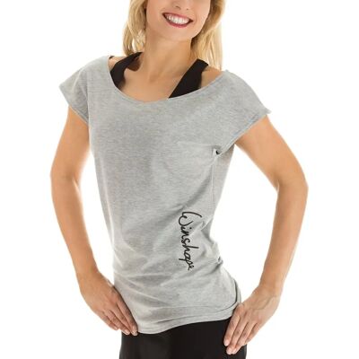 WINSHAPE WTR12 Gray Leisure Fitness T-Shirt - Shirt WINSHAPE WTR12 Gray Leisure Fitness T-Shirt - Shirt