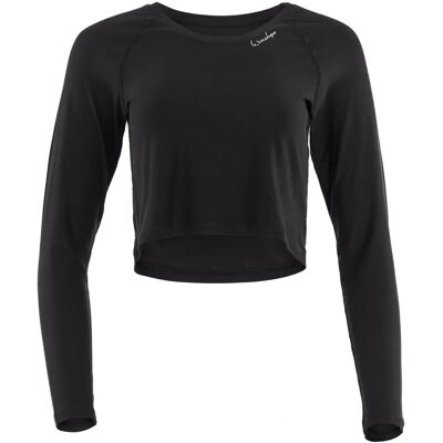 Winshape Langarmshirt - Cropped, Leicht, Weich, Schwarz - Langarmshirt Winshape Langarmshirt - Cropped, Leicht, Weich, Schwarz - Langarmshirt