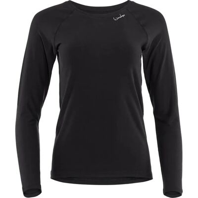 Winshape AET118LS Chemise à manches longues pour femmes - Noire Winshape AET118LS Chemise à manches longues pour femmes - Noire