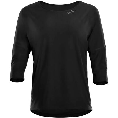 WINSHAPE DT111LS T-shirt à manches longues - Col U-boot - Doux et léger WINSHAPE DT111LS T-shirt à manches longues - Col U-boot - Doux et léger