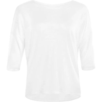 WINSHAPE BAMS001 Wit 3/4-mouw shirt - Shirt WINSHAPE BAMS001 Wit 3/4-mouw shirt - Shirt