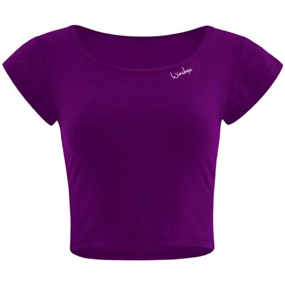 WINSHAPE AET137LS Top Court à Manches Courtes Violet - Tops WINSHAPE AET137LS Top Court à Manches Courtes Violet - Tops