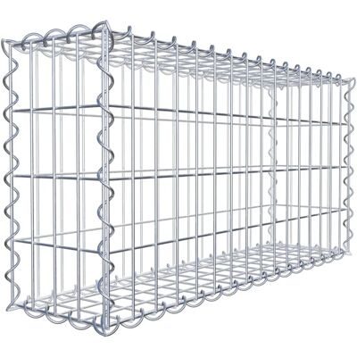 GABIONDECO Gabiona - Gabion 80cm x 40cm x 20cm - Maschen 5x10cm - Spirale - Made in Germany GABIONDECO Gabiona - Gabion 80cm x 40cm x 20cm - Maschen 5x10cm - Spirale - Made in Germany
