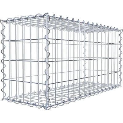 GABIONDECO Gabiona - gabion 80x40x30 cm - mailles 5x10 cm - spirale - fabriqué en Allemagne - Publicité GABIONDECO Gabiona - gabion 80x40x30 cm - mailles 5x10 cm - spirale - fabriqué en Allemagne - Publicité