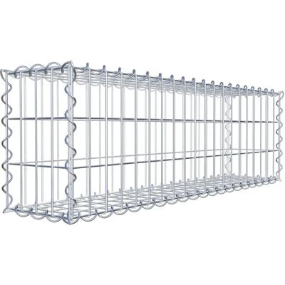 GABIONDECO Gabion - 100cm x 30cm x 20cm Stahlmaschen Verzinkt - Langlebig GABIONDECO Gabion - 100cm x 30cm x 20cm Stahlmaschen Verzinkt - Langlebig