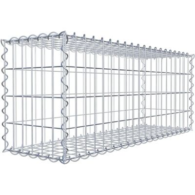 GABIONDECO Gabion - 100cm x 40cm x 30cm Stahlmaschen Spiral - Gabion GABIONDECO Gabion - 100cm x 40cm x 30cm Stahlmaschen Spiral - Gabion