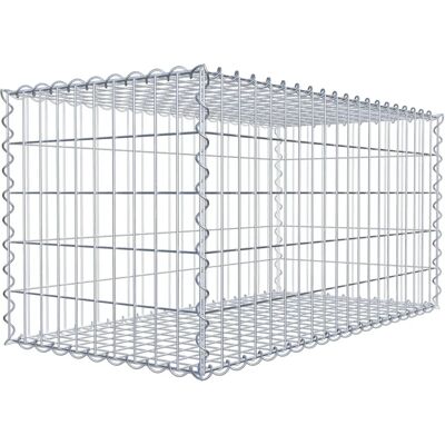 GABIONDECO Gabiona - verzinkter Korb 100cm x 50cm x 50cm - langlebig, einfache Montage GABIONDECO Gabiona - verzinkter Korb 100cm x 50cm x 50cm - langlebig, einfache Montage