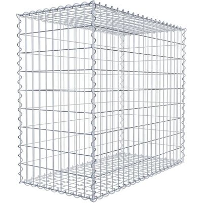 GABIONDECO Gabion - 100cm x 90cm x 50cm Stahl-Maschen - Made in Germany - Gabion GABIONDECO Gabion - 100cm x 90cm x 50cm Stahl-Maschen - Made in Germany - Gabion