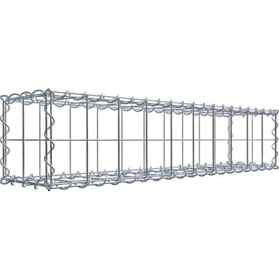 GABIONDECO Gabion - 100x20x20 cm Stahlgitter Zaun Landschaft GABIONDECO Gabion - 100x20x20 cm Stahlgitter Zaun Landschaft