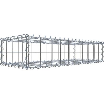 GABIONDECO Gabiona - Gabion 100cm x 20cm x 40cm - Stahlzaun, Spirale - Made in Germany GABIONDECO Gabiona - Gabion 100cm x 20cm x 40cm - Stahlzaun, Spirale - Made in Germany