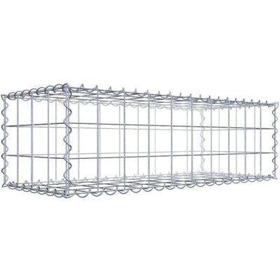 GABIONDECO Gabion - 100x30x40 cm Stahlgitter Gartenziege - Langlebig GABIONDECO Gabion - 100x30x40 cm Stahlgitter Gartenziege - Langlebig