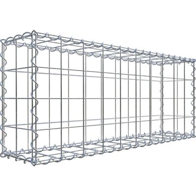 Gabionen 100 x 40 x 20 cm - Verzinktes Stahlgitter für Garten Gabionen 100 x 40 x 20 cm - Verzinktes Stahlgitter für Garten