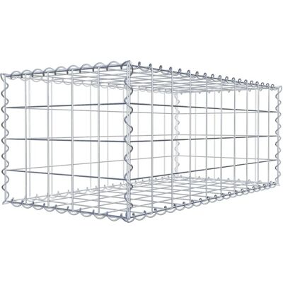 GABIONDECO Gabiona - Verzinkter Stahl Gabion 100cm x 40cm x 50cm - Langlebig GABIONDECO Gabiona - Verzinkter Stahl Gabion 100cm x 40cm x 50cm - Langlebig