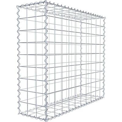 GABIONDECO Gabiona - Galvanisierte Stahlgitter 100x90x30 cm - Maschen 10x10 cm GABIONDECO Gabiona - Galvanisierte Stahlgitter 100x90x30 cm - Maschen 10x10 cm