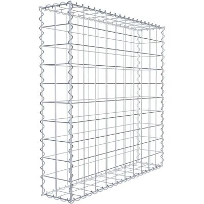 GABIONDECO Gabiona - verzinktes Stahlgitter 100x100x20cm - Maschen 10x10cm GABIONDECO Gabiona - verzinktes Stahlgitter 100x100x20cm - Maschen 10x10cm