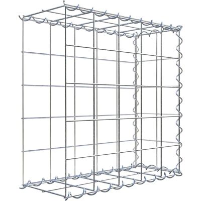 Gabione Typ 2 - 50x50x20cm Mesh 10x10 Spiral Gabione Typ 2 - 50x50x20cm Mesh 10x10 Spiral