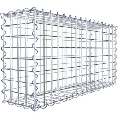 Gabion Gabione - 80cm x 40cm x 20cm Grillage en acier galvanisé - Mur paysager durable - Publicité Gabion Gabione - 80cm x 40cm x 20cm Grillage en acier galvanisé - Mur paysager durable - Publicité