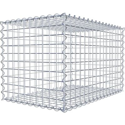 Gabiona - Gabion en Acier Galvanisé 80cm x 50cm x 50cm - Résistant Extérieur - Publicité Gabiona - Gabion en Acier Galvanisé 80cm x 50cm x 50cm - Résistant Extérieur - Publicité