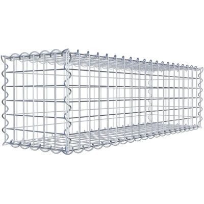 GABIONDECO Gabion - Verzinktes Stahlgitter 100cm x 30cm x 30cm - Langlebige Gartmauer GABIONDECO Gabion - Verzinktes Stahlgitter 100cm x 30cm x 30cm - Langlebige Gartmauer