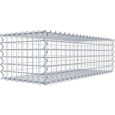 GABIONDECO Gabion - Muret en Grillage d'Acier Galvanisé 100cm x 30cm x 40cm - Résistant - Publicité GABIONDECO Gabion - Muret en Grillage d'Acier Galvanisé 100cm x 30cm x 40cm - Résistant - Publicité