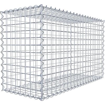 GABIONDECO Gabion - 100x60x40cm - Mailles 5x5cm - Spirale - Fabriqué en Allemagne - Publicité GABIONDECO Gabion - 100x60x40cm - Mailles 5x5cm - Spirale - Fabriqué en Allemagne - Publicité