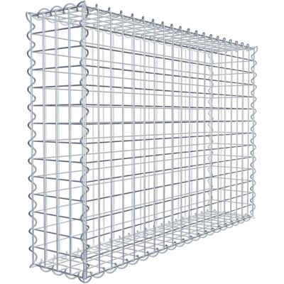 GABIONDECO Gabiona - Gabion en acier galvanisé 100x70x20cm - Mur paysager durable - Publicité GABIONDECO Gabiona - Gabion en acier galvanisé 100x70x20cm - Mur paysager durable - Publicité