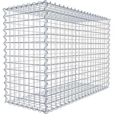 GABIONDECO Gabion - Treillis métallique 100x70x40cm avec Spirale - Fabriqué en Allemagne - Publicité GABIONDECO Gabion - Treillis métallique 100x70x40cm avec Spirale - Fabriqué en Allemagne - Publicité