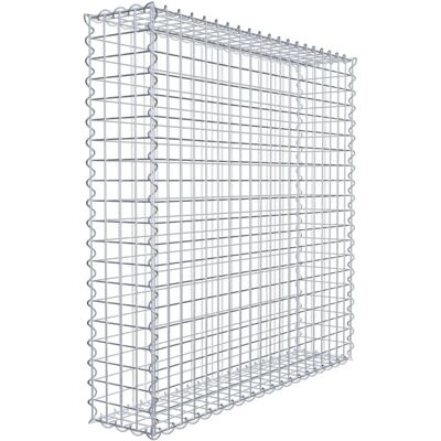 GABIONDECO Gabiona - Galvanisiertes Stahlgitter 100x100x20cm GABIONDECO Gabiona - Galvanisiertes Stahlgitter 100x100x20cm
