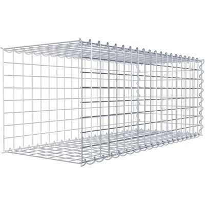 Gabione Typ 2 - 100x40x40 cm - Maschenweite 5x5 cm - Spirale - Stahl Gabione Typ 2 - 100x40x40 cm - Maschenweite 5x5 cm - Spirale - Stahl