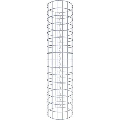 Gabiona - Rundstahl-Gabionensäule - 27cm Durchmesser, 80cm Höhe - Wetterfest Gabiona - Rundstahl-Gabionensäule - 27cm Durchmesser, 80cm Höhe - Wetterfest