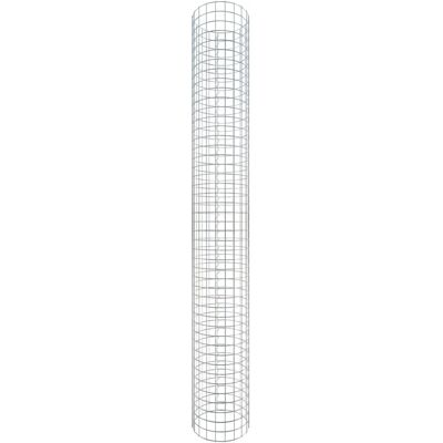 Gabionensäule - 32cm Durchmesser - 230cm Höhe - Wetterfest Gabionensäule - 32cm Durchmesser - 230cm Höhe - Wetterfest