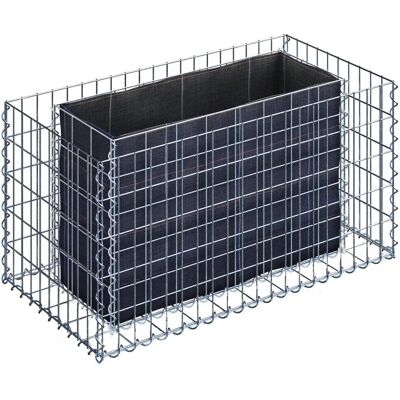 Gabiona - Hochbeet - 100cm x 50cm x 50cm - Stahl, Verzinkt, Modern Gabiona - Hochbeet - 100cm x 50cm x 50cm - Stahl, Verzinkt, Modern