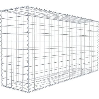 Gabiona - Gabionen 200cm x 100cm x 50cm - Maschenweite 10x10cm - Hochwertig Gabiona - Gabionen 200cm x 100cm x 50cm - Maschenweite 10x10cm - Hochwertig