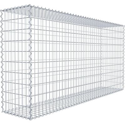 Gabiona Verzinktes Stahlgitter 200cm x 100cm x 40cm - Gartenmauerzaun Gabiona Verzinktes Stahlgitter 200cm x 100cm x 40cm - Gartenmauerzaun