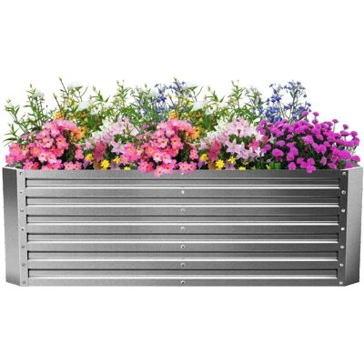 Gabiona - verzinktes Blech Hochbeet - 184x60x90 cm - Made in Germany Gabiona - verzinktes Blech Hochbeet - 184x60x90 cm - Made in Germany