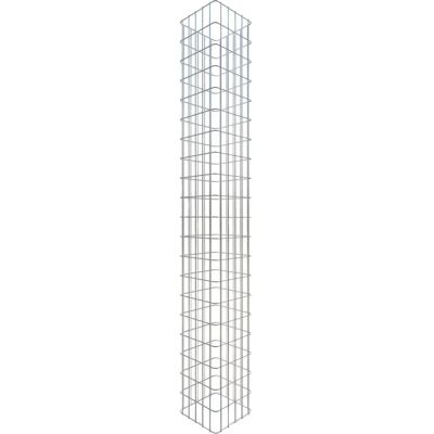 Gabiona Gabionensäule - Stahl, 27x27x200 cm - Feuerverzinkt Gabiona Gabionensäule - Stahl, 27x27x200 cm - Feuerverzinkt