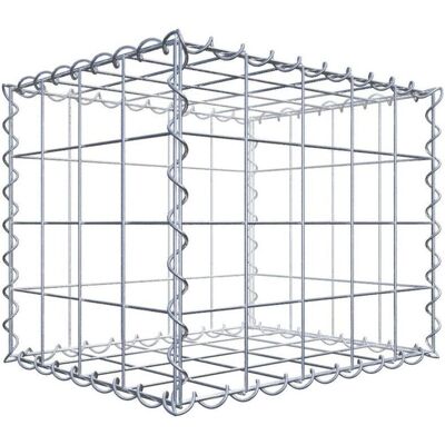 Gabiona - verzinktes Stahlgabion 50x40x40 cm, Maschenweite 10x10 cm, Spirale - hohe Qualität Gabiona - verzinktes Stahlgabion 50x40x40 cm, Maschenweite 10x10 cm, Spirale - hohe Qualität