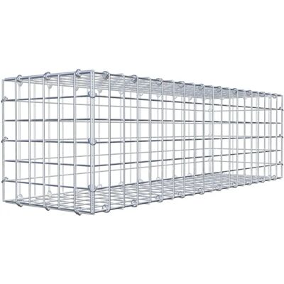Gabion 100cm x 30cm x 30cm - Hochwertiges verzinktes Stahlgitter Gabion 100cm x 30cm x 30cm - Hochwertiges verzinktes Stahlgitter