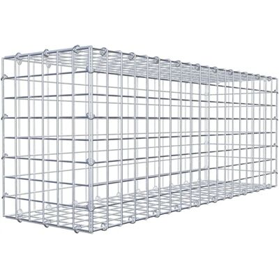 Gabion 100cm x 40cm x 30cm - Stahlmasche, C-Ring, Hochwertig Gabion 100cm x 40cm x 30cm - Stahlmasche, C-Ring, Hochwertig