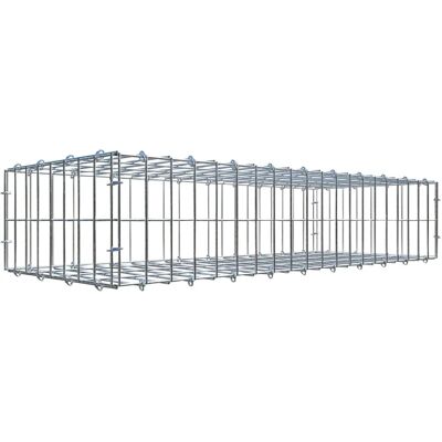 Gabion 100x20x40 cm - Hochwertiges Stahlgitter mit C-Ring Gabion 100x20x40 cm - Hochwertiges Stahlgitter mit C-Ring