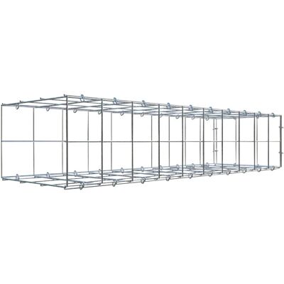 Gabion Typ 2 - 100x20x30 cm Stahlmaschen mit C-Ring - Garten Gabion Typ 2 - 100x20x30 cm Stahlmaschen mit C-Ring - Garten