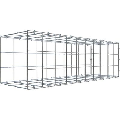 Gabionenkorb - 100x30x30cm - Maschenweite 10x10cm - C-Ring - Stahl Gabionenkorb - 100x30x30cm - Maschenweite 10x10cm - C-Ring - Stahl