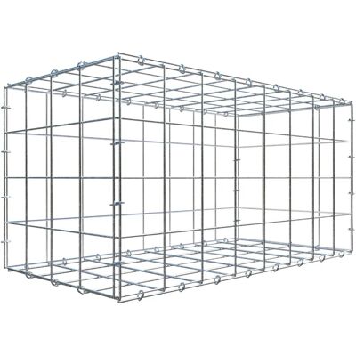 Gabion 80cm x 40cm x 40cm - Verzinktes Stahlgitter C-Ring Gabion 80cm x 40cm x 40cm - Verzinktes Stahlgitter C-Ring