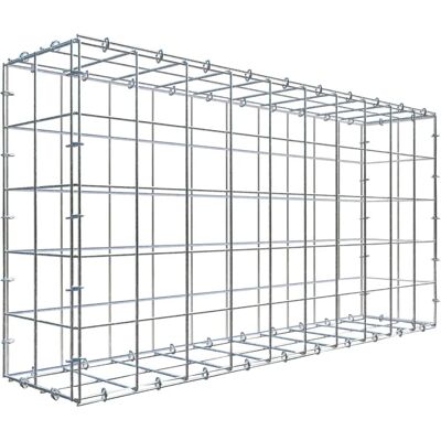Gabiona - Verzinktes Stahlgitter 100x50x20cm - C-Ringe Gabiona - Verzinktes Stahlgitter 100x50x20cm - C-Ringe