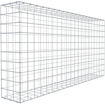 Gabiona - hochwertiges verzinktes Stahlgitter 200cm x 100cm x 30cm - C-Ring Gabiona - hochwertiges verzinktes Stahlgitter 200cm x 100cm x 30cm - C-Ring
