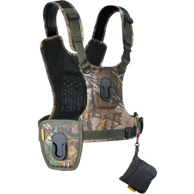 Harnais pour caméra Cotton Carrier G3 - Camouflage pour 2 appareils - Publicité Harnais pour caméra Cotton Carrier G3 - Camouflage pour 2 appareils - Publicité
