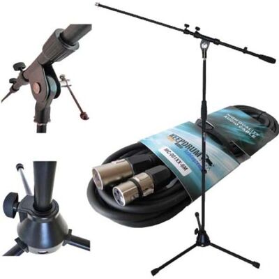 keepdrum - MS107B - Schwarz - 990-1690mm - Mikrofonständer keepdrum - MS107B - Schwarz - 990-1690mm - Mikrofonständer