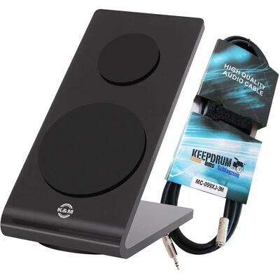 K&M 19855 Tablet-Ständer - Schwarz - 3m Kabel - Acrylglas K&M 19855 Tablet-Ständer - Schwarz - 3m Kabel - Acrylglas