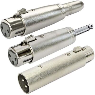 keepdrum - ADP09 - XLR-Male zu XLR-Female - Audio Adapter keepdrum - ADP09 - XLR-Male zu XLR-Female - Audio Adapter