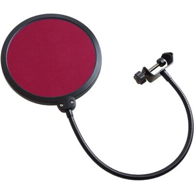 keepdrum - EMH019RD - Rot - Mikrofon-Popschutz keepdrum - EMH019RD - Rot - Mikrofon-Popschutz